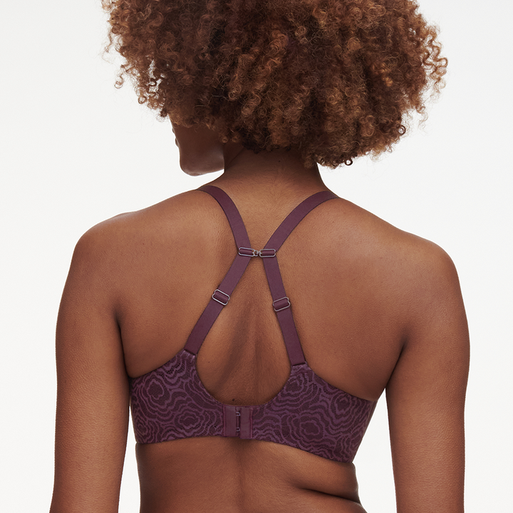 C Jolie Comfort Convertible T-Shirt Bra Aubergine