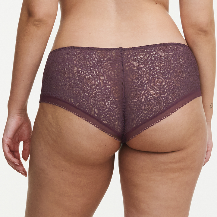 C Jolie Lace Hipster Aubergine