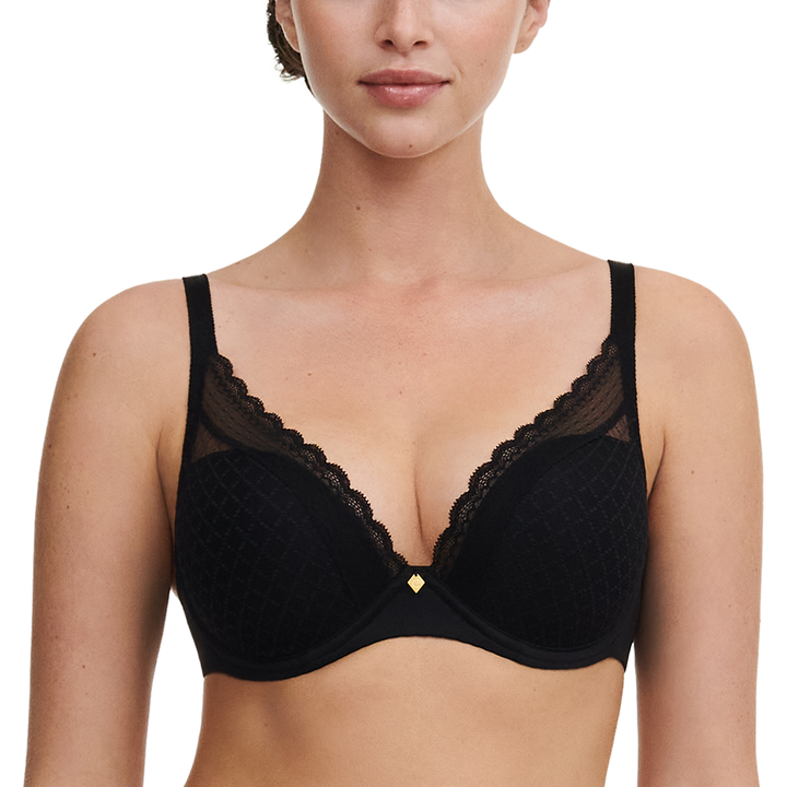 Norah Chic Plunge T-Shirt Bra Black