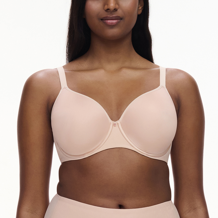 Comfort Chic Back Smoothing T-Shirt Bra Rose