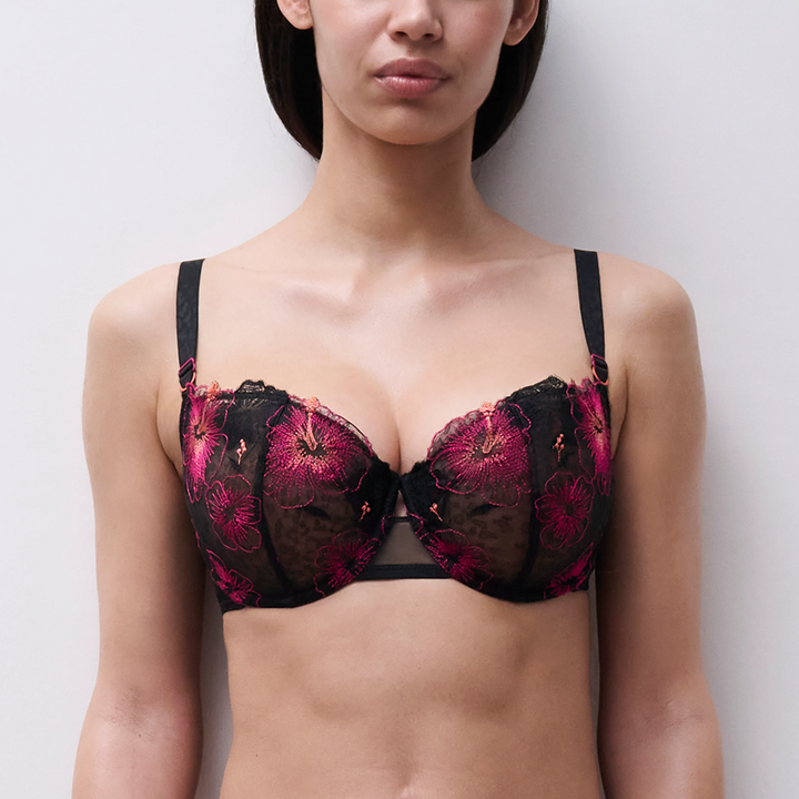 Daydream Lace Unlined Demi Bra Exotic Winter C1ACM5
