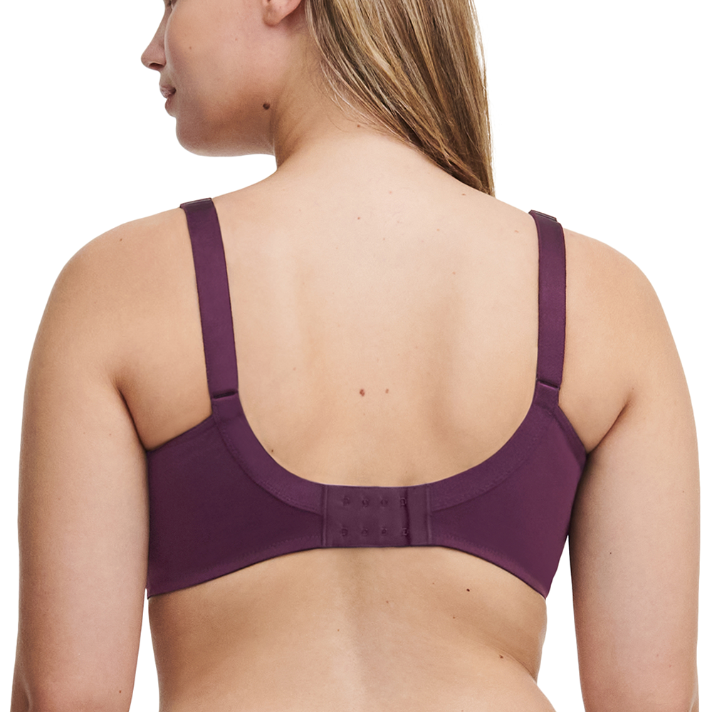 Every Curve Lace Full Coverage Unlined Bra Aubergine