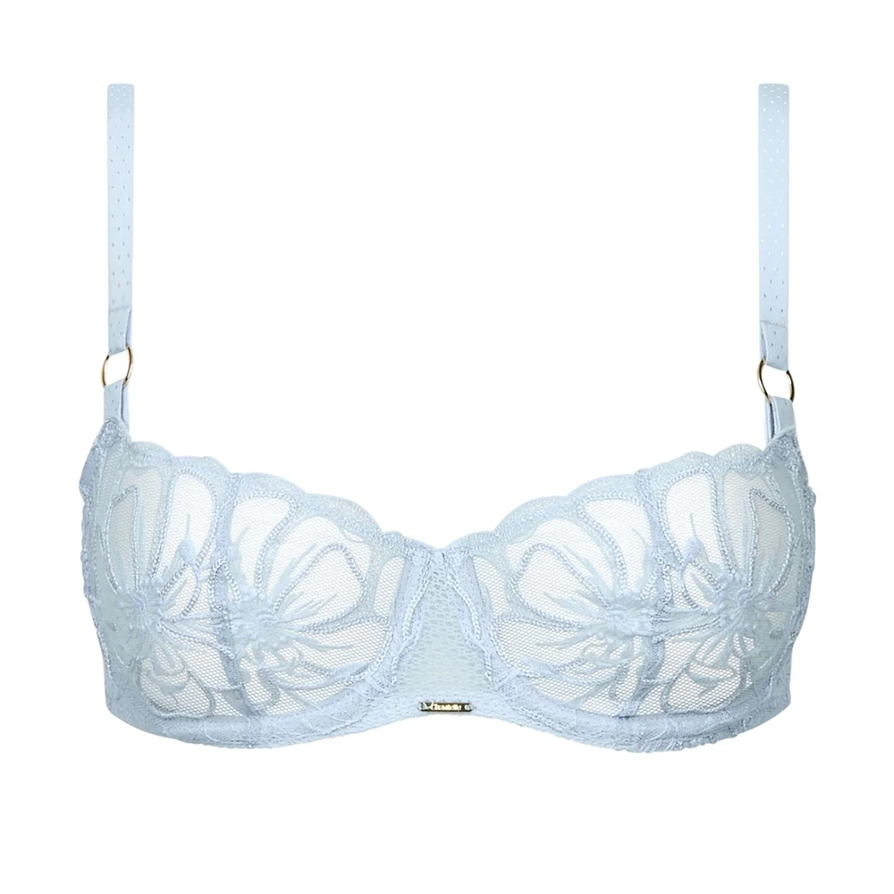 Fleurs Demi Bra Icy Blue