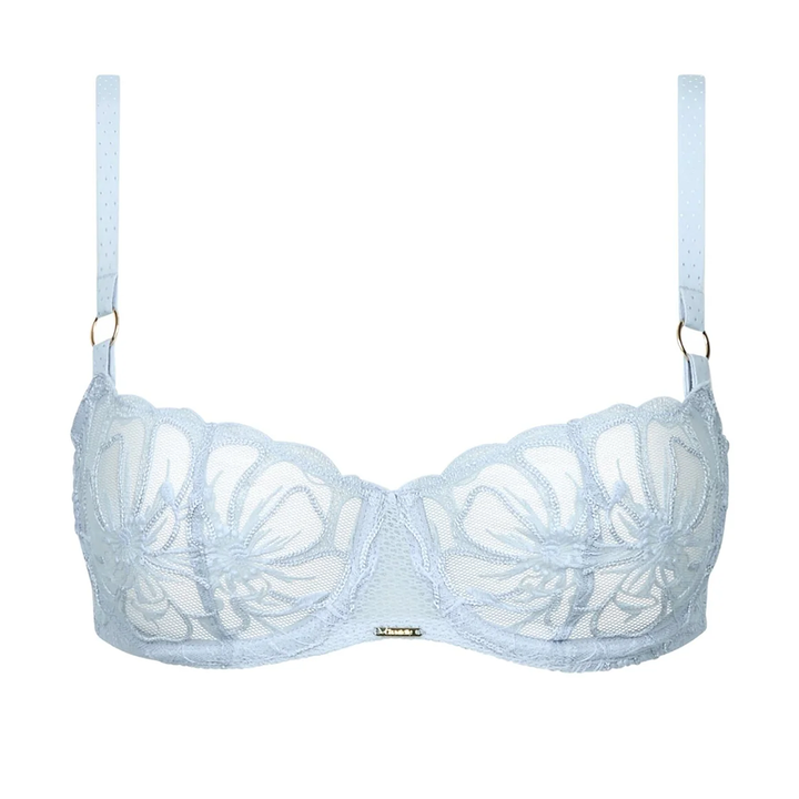 Fleurs Demi Bra Icy Blue