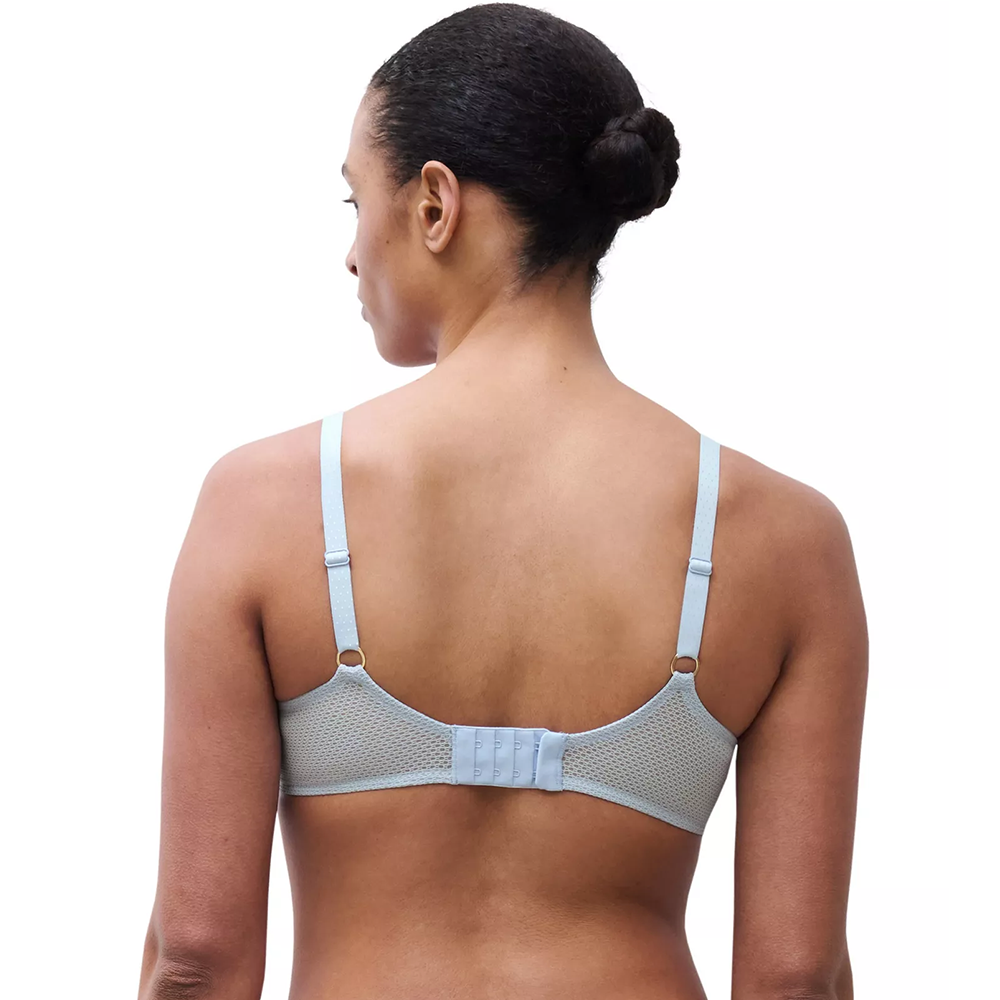 Fleurs Plunge T-Shirt Bra Icy Blue