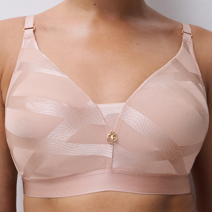 Glaze Back Smoothing Wireless Bra Rose