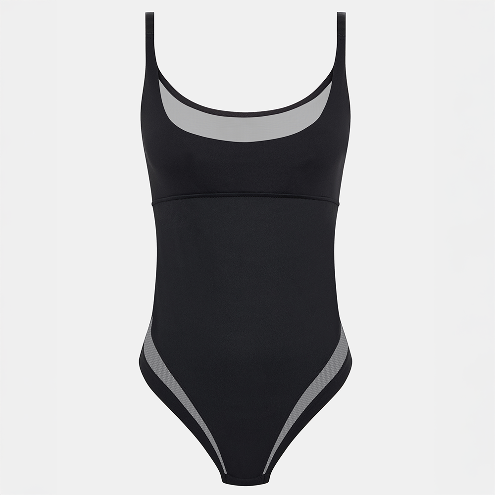 Halo Bodysuit Black