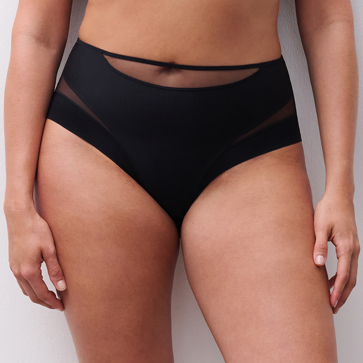 Halo High Waist Brief Black