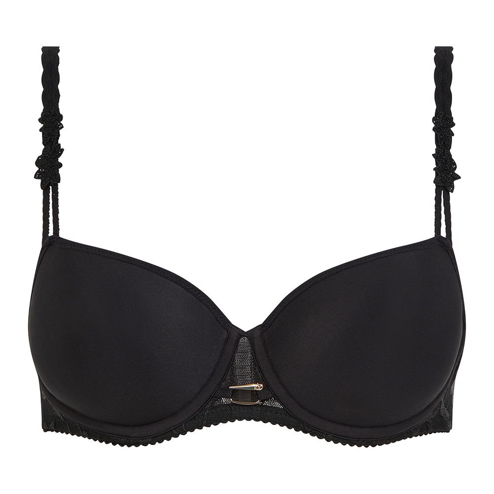 Idyll Custom Fit Demi T-Shirt Bra Black