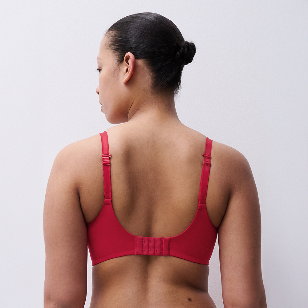 Norah Chic Plunge T-Shirt Bra Poppy Red