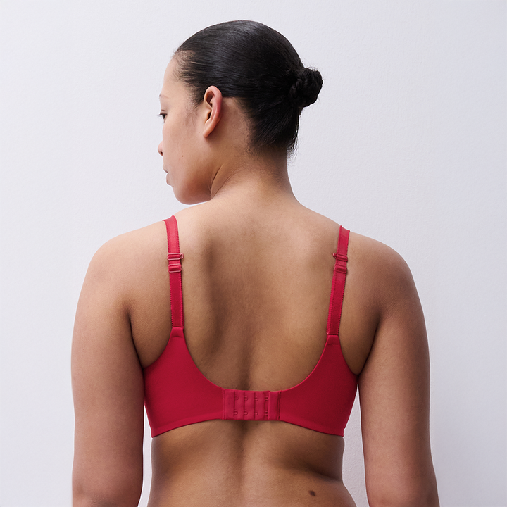 Norah Chic Plunge T-Shirt Bra Poppy Red