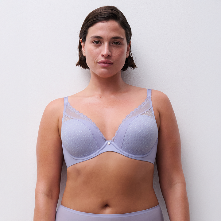 Norah Chic Plunge T Shirt Bra Thistle Mauve