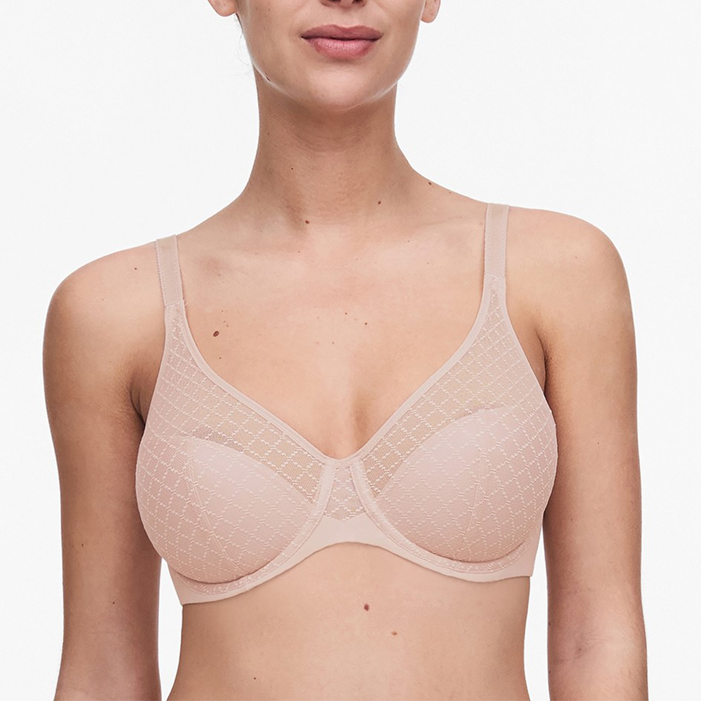 Chantelle Norah Covered Moulded Bra - Soft Pink