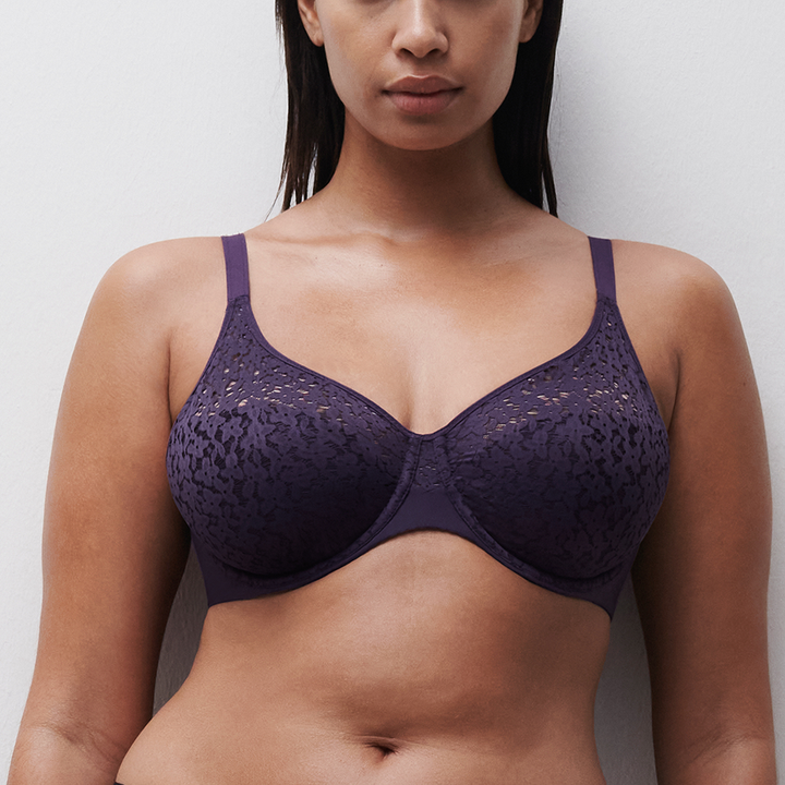 Norah Comfort Underwire Bra Fatal Violet