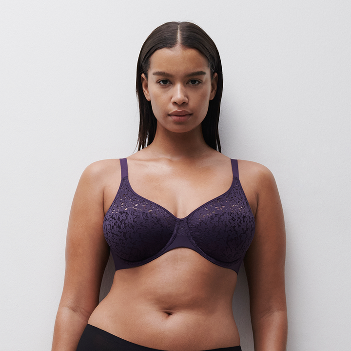 Norah Comfort Underwire Bra Fatal Violet