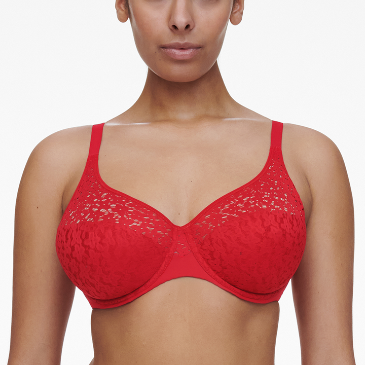 Norah Flex Fit Full Coverage Unlined Bra Poppy Red