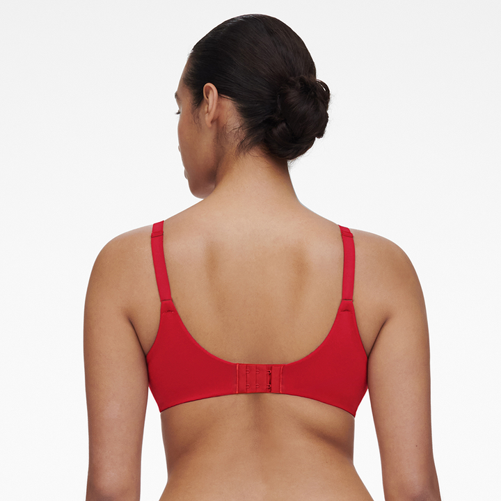 Norah Flex Fit Full Coverage Unlined Bra Poppy Red