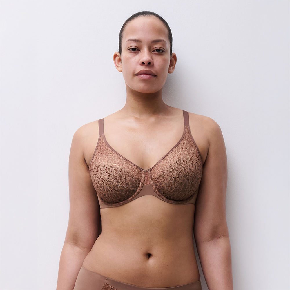 Norah Flex Fit Full Coverage Unlined Bra Wild Brown