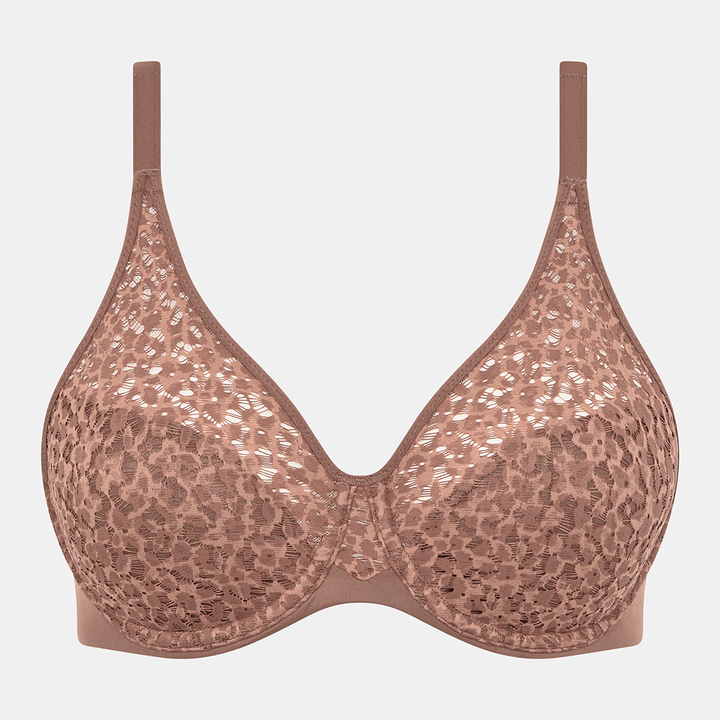 Norah Flex Fit Full Coverage Unlined Bra Wild Brown