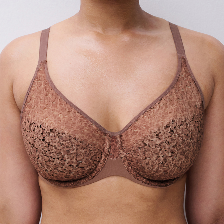 Norah Flex Fit Full Coverage Unlined Bra Wild Brown