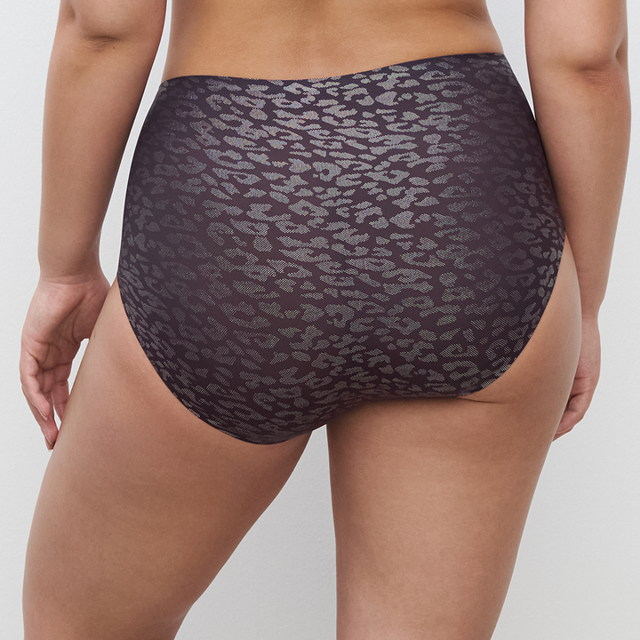 SoftStretch High Waist Brief Shimmer Print