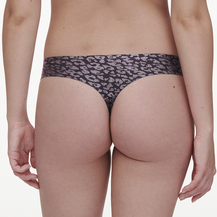 SoftStretch Thong Shimmer Print