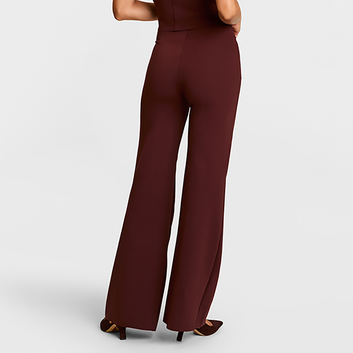 Neoprene Wide Leg Pant