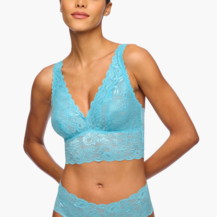 Never Say Never Plungie Longline Bralette