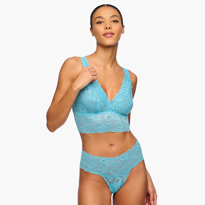 Never Say Never Plungie Longline Bralette