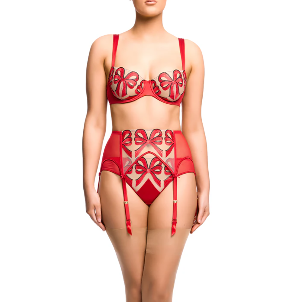 Beau Bait Balconette Underwire Bra Flame