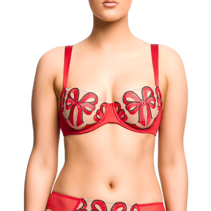 Beau Bait Balconette Underwire Bra Flame