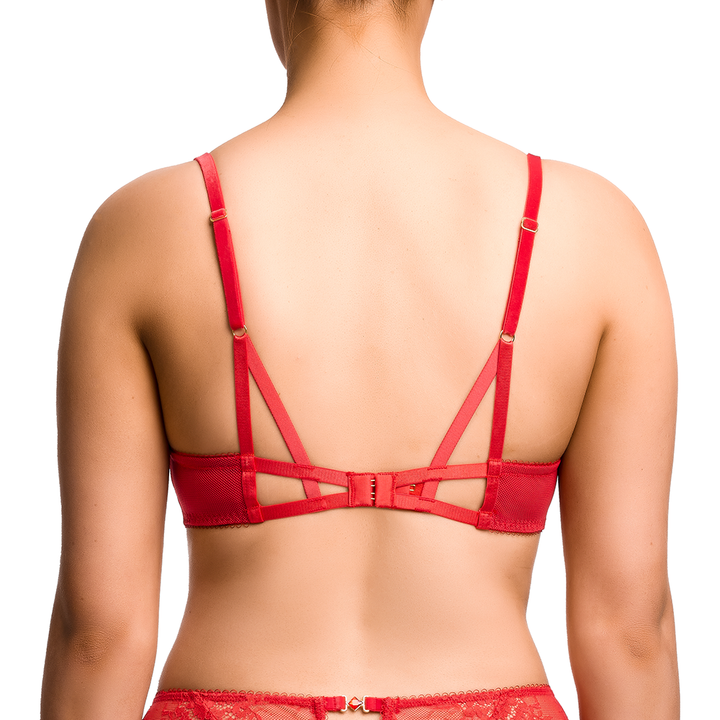 Floradora Balconette Bra Red
