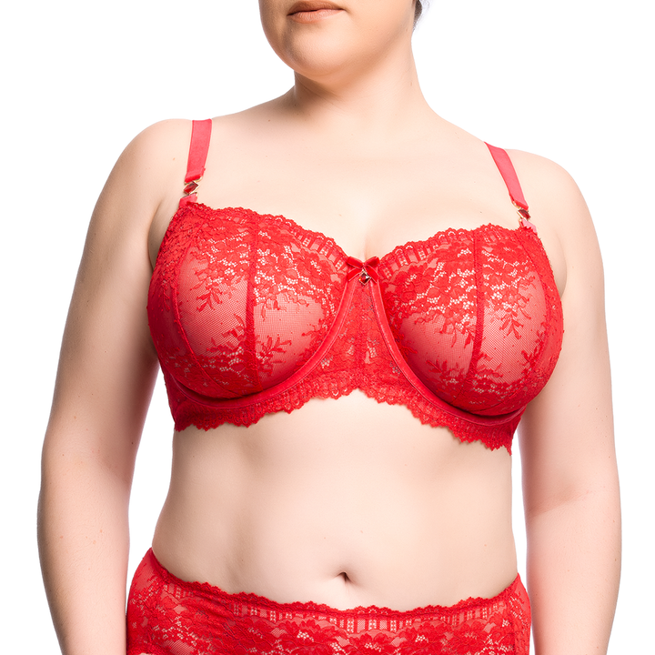 Floradora Curve Underwire Bra Red