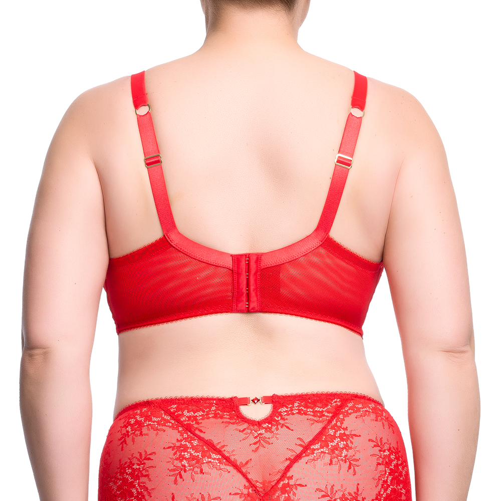 Floradora Curve Underwire Bra Red