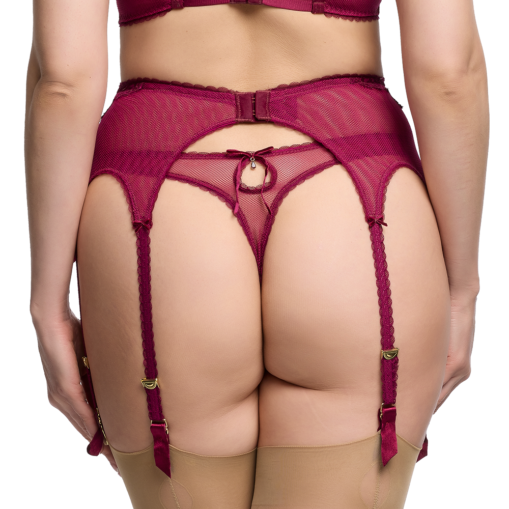 Zsa Zsa Suspender Mulberry