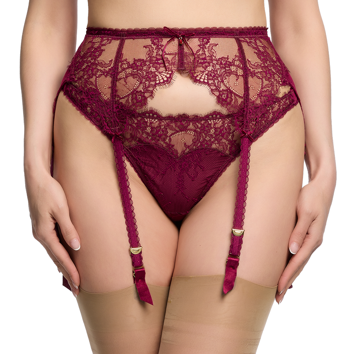 Zsa Zsa Suspender Mulberry