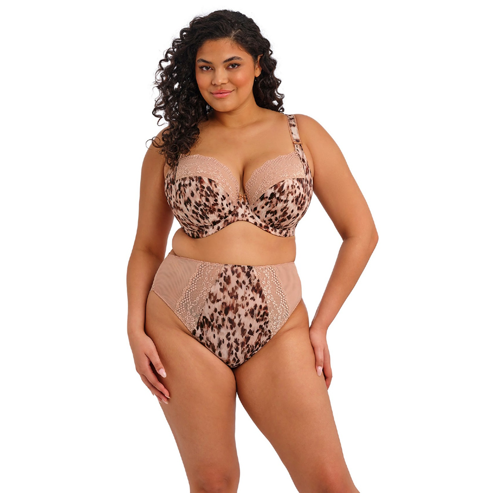 Lucie Underwire Plunge Bra Wildcat