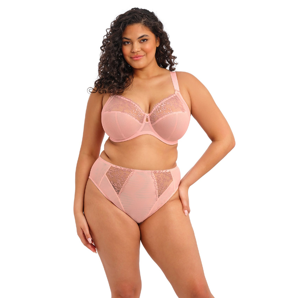 Zarla High Leg Brief Rose Bud