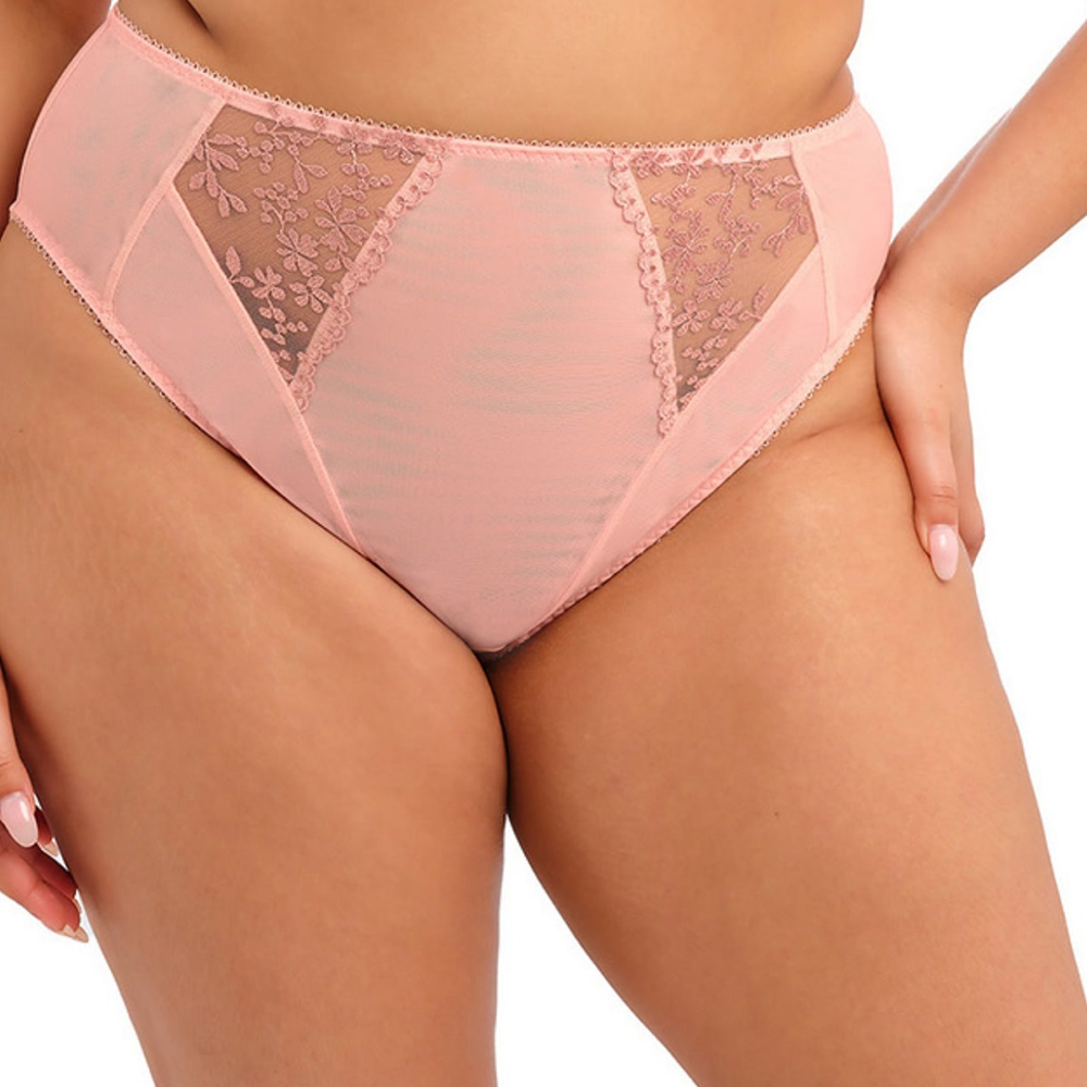 Zarla High Leg Brief Rose Bud