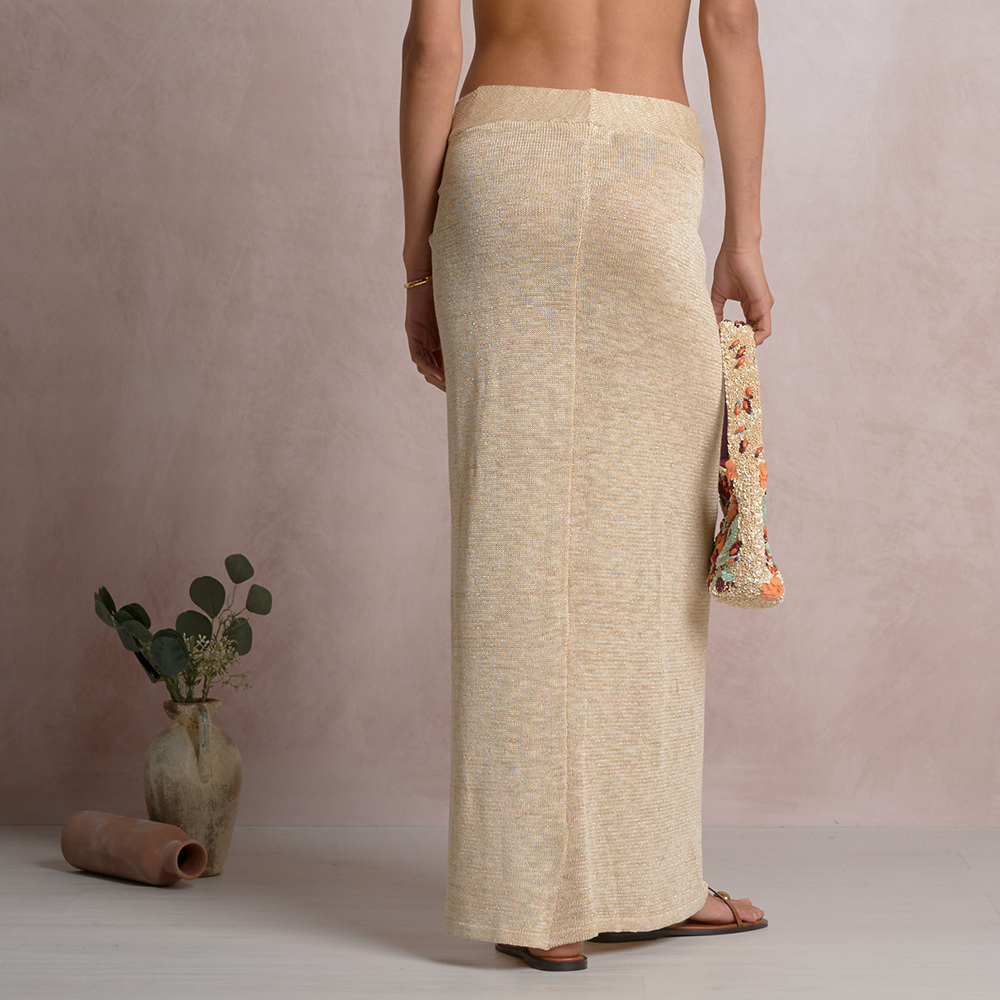 Asymmetrical Faux Wrap Skirt