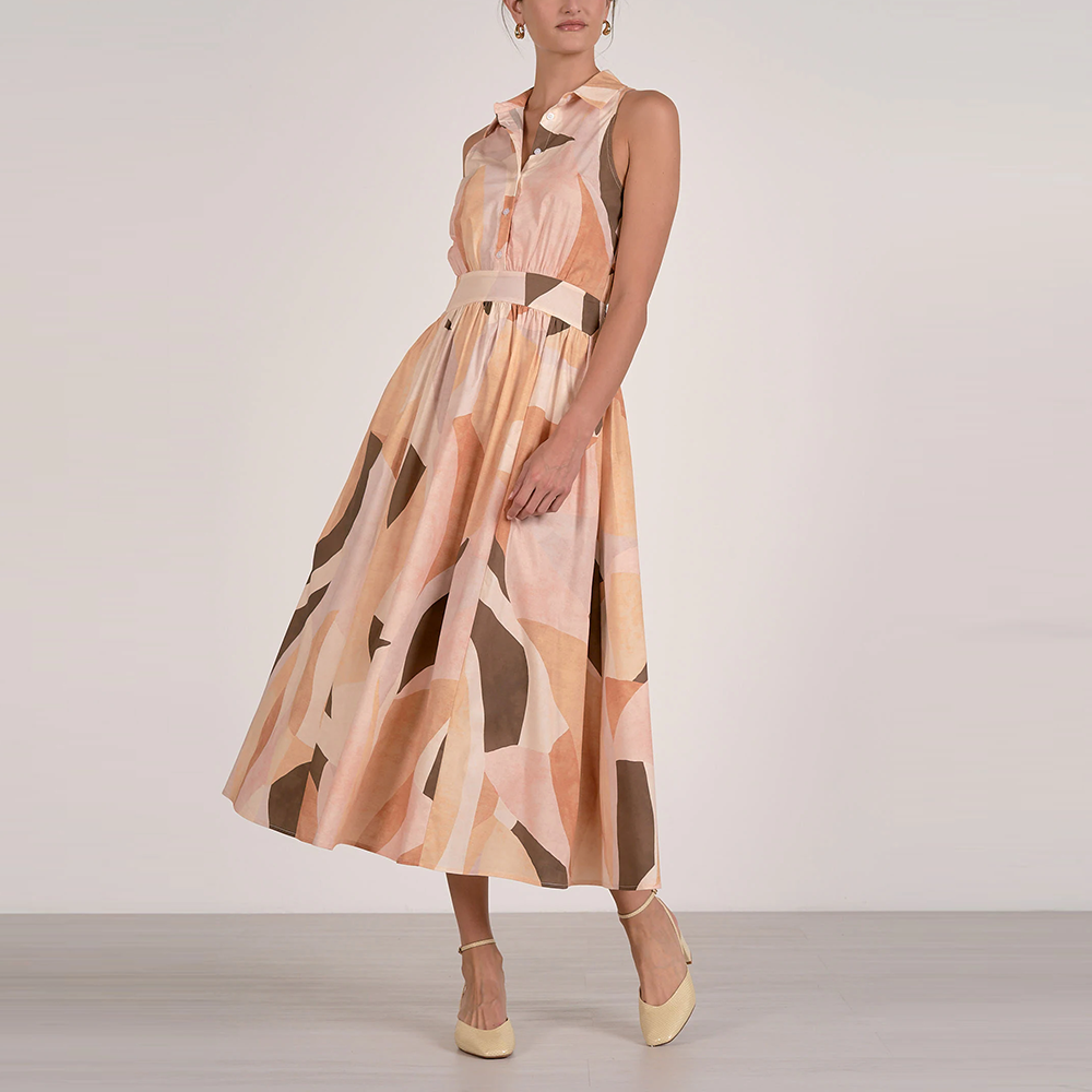 Collared Maxi Dress