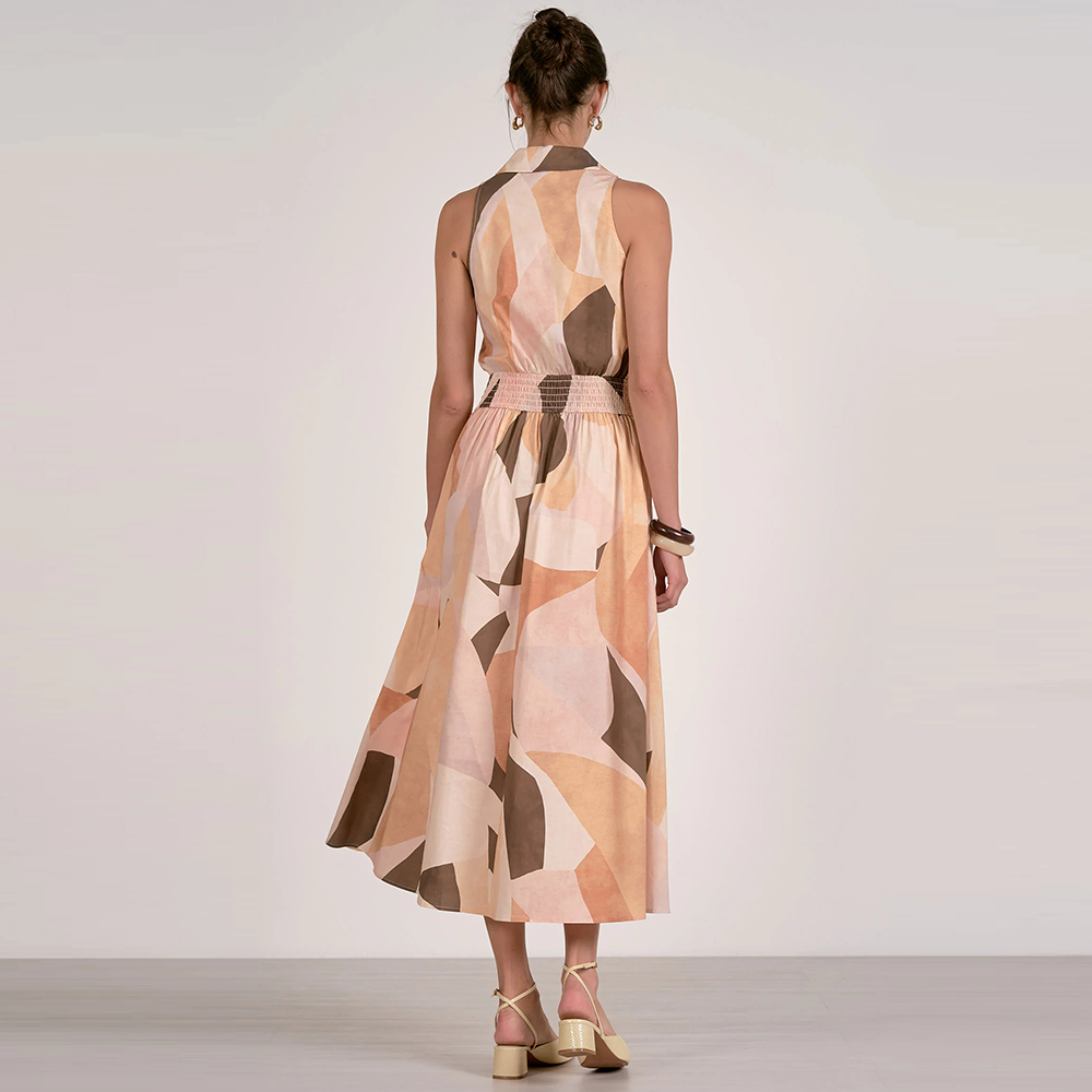 Collared Maxi Dress