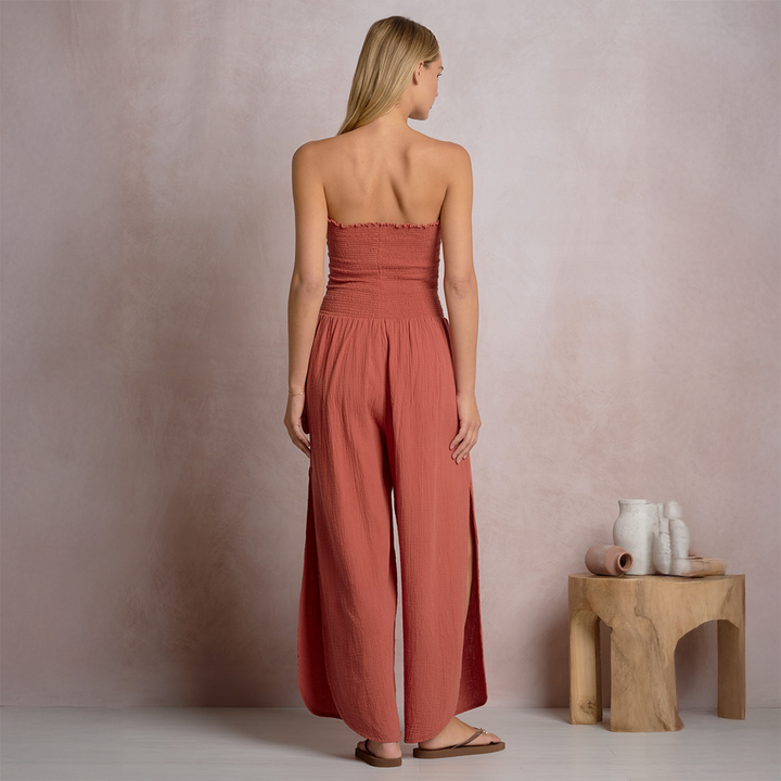 Easy Split Hem Jumpsuit