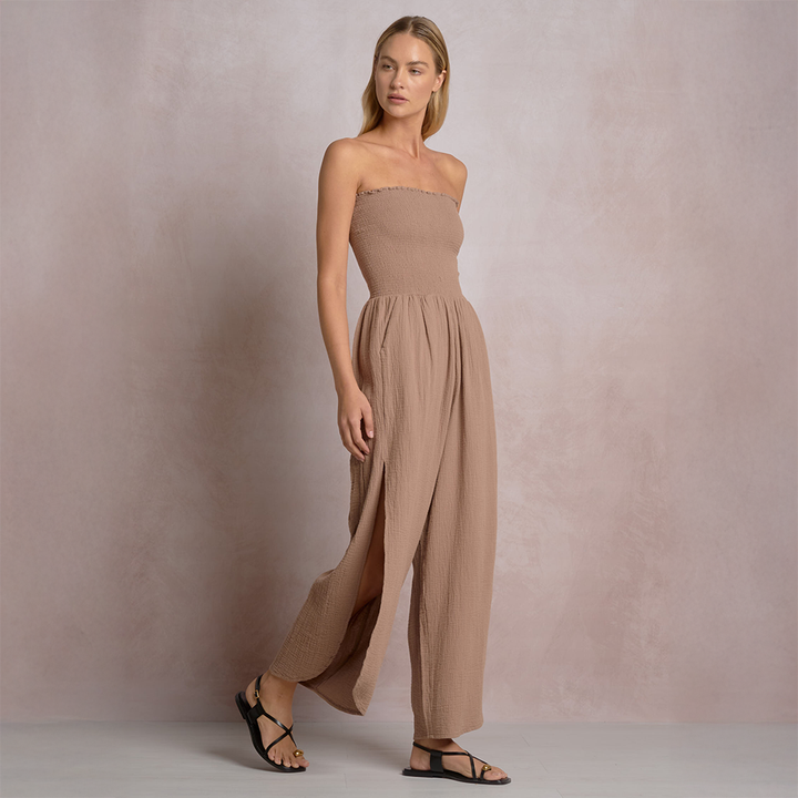 Easy Split Hem Jumpsuit