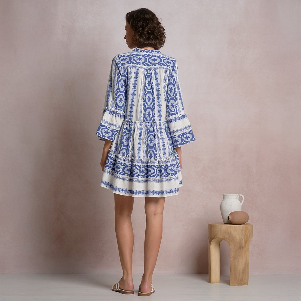 Grecian Tiered Mini Dress