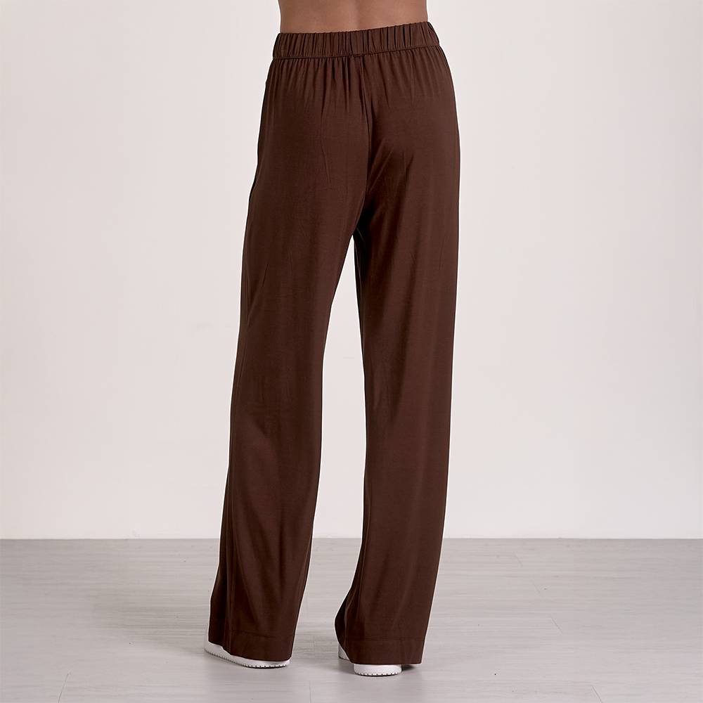 Wide Leg Lounge Pant Brown