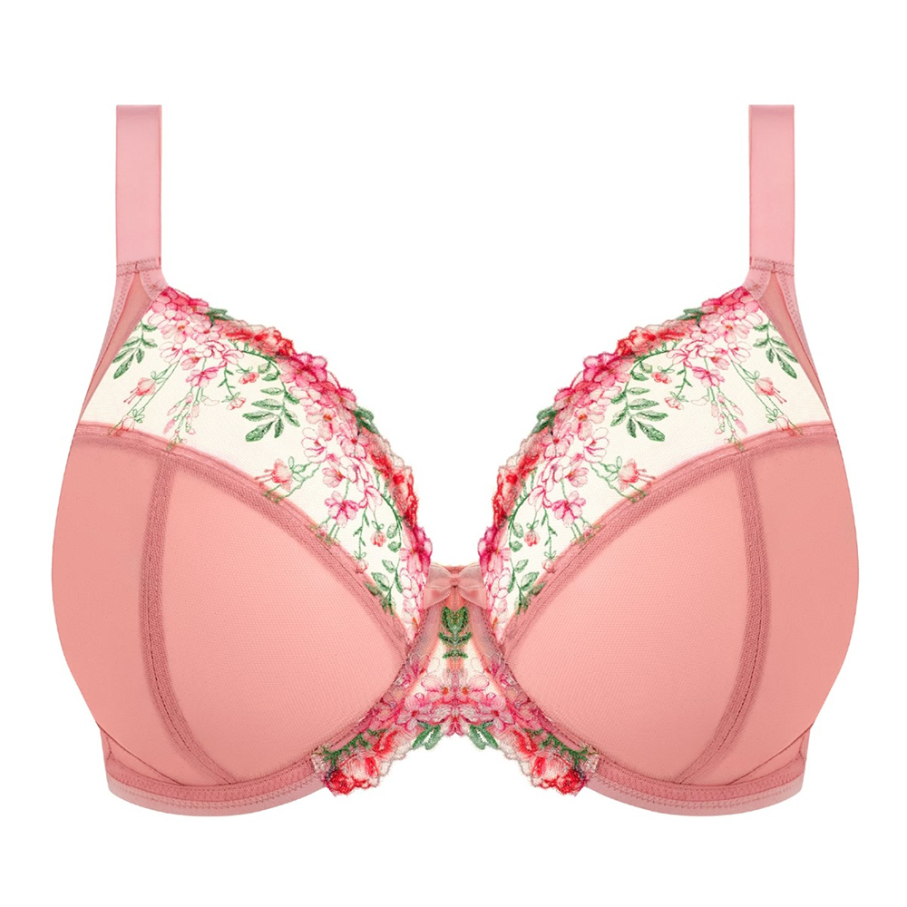 Aerith Underwire Plunge Bra Rose