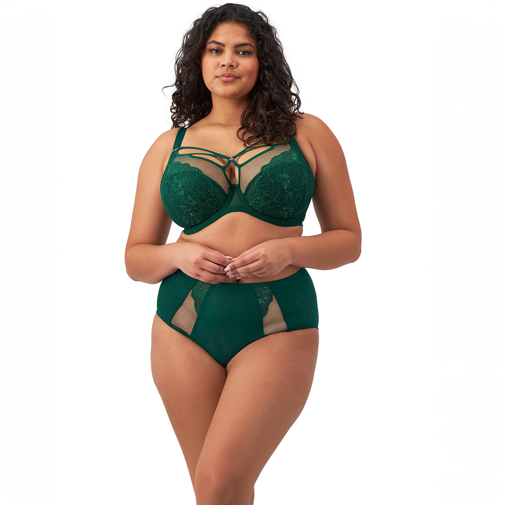 Brianna Underwire Plunge Bra Rainforest