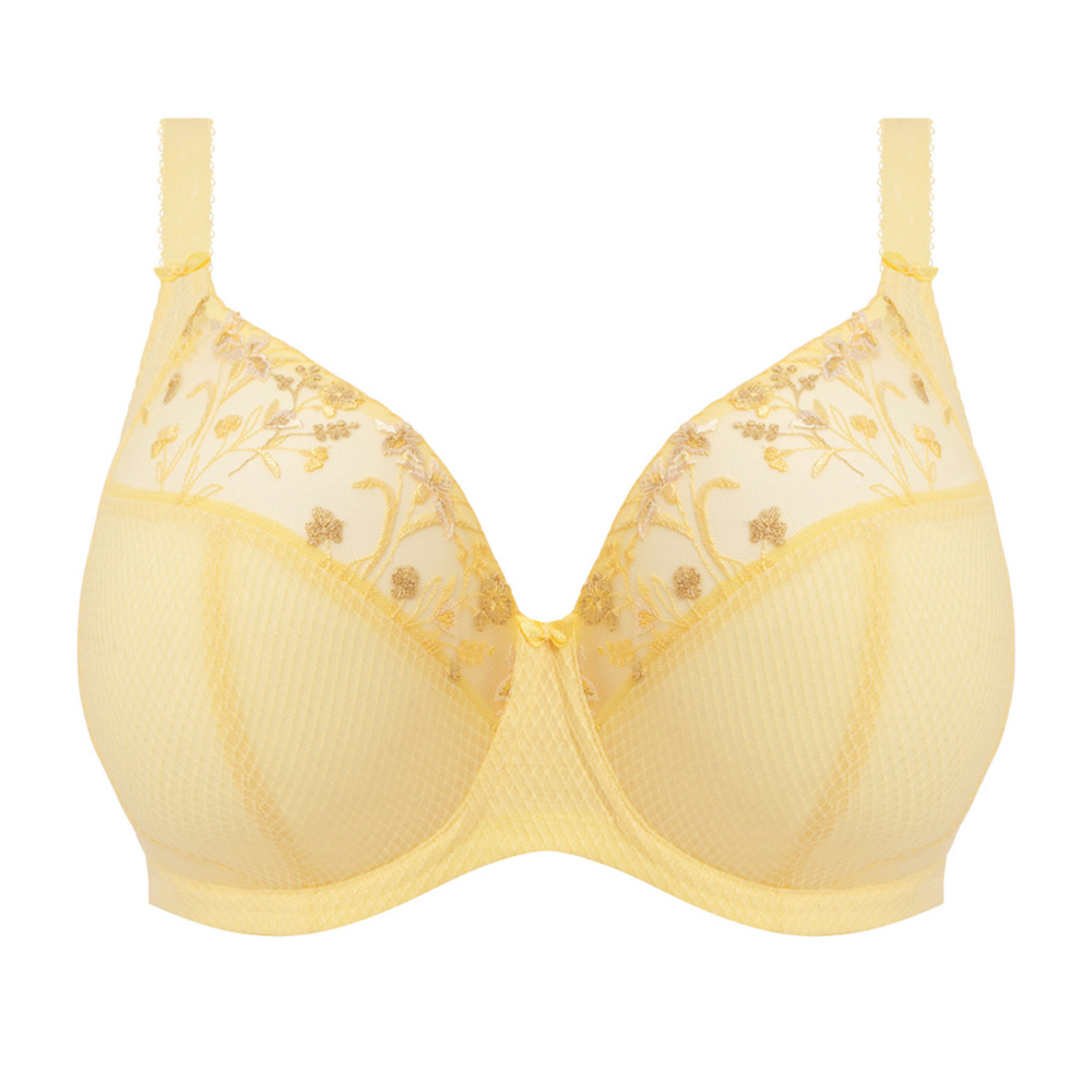 Charley Embroidered Plunge Lemon Fizz