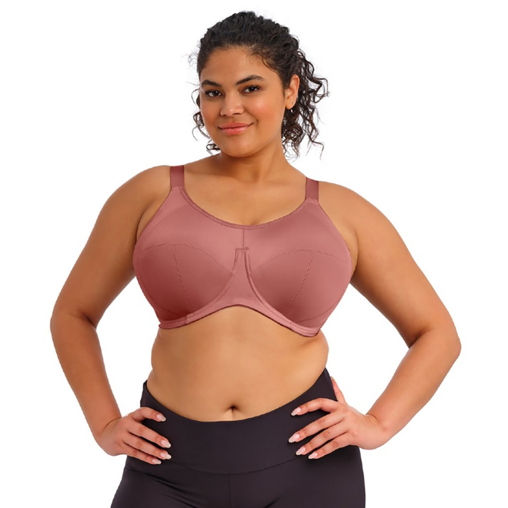 Energised Underwire Sports Bra Rosewood